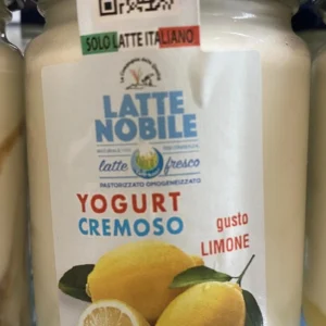 yogurt da latte nobile al limone in vetro scheda prodotto