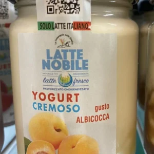 yogurt da latte nobile all'albicocca scheda prodotto
