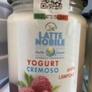 yogurt da latte nobile lampone scheda prodotto