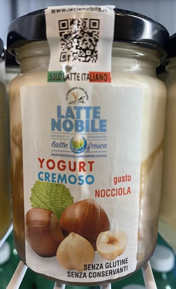 yogurt da latte nobile nocciola scheda prodotto